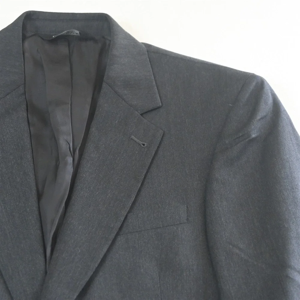 Jos A Bank 39R 32x32 Gray 100% Wool Gordon‎ Mens Jacket Pants Suit